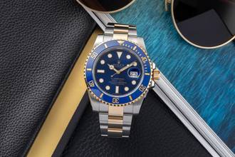 Thumbnail von Rolex Submariner Date Steel / Gold Bluesy Ref. 116613LB Box & Papers 2015