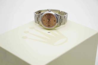 Thumbnail von Rolex Air King 14000M Pink perfect LC100 Full set F-series from first owner