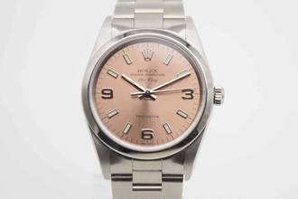 Thumbnail von Rolex Air King 14000M Pink perfect LC100 Full set F-series from first owner
