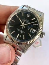 Rolex Datejust 36 Serviced Datejust 36mm Vintage Black Restored Dial ref 1601 dating back to 1967 1601