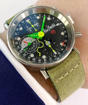  Alain Silberstein Krono 2 Bauhaus Limited Edition Chronograph Atomatic Triple Date Automatik 
