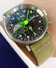 Alain Silberstein Krono 2 Bauhaus Limited Edition Chronograph Automatic Triple Date Automatic