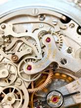 Thumbnail von This year's vintage pocket watch with chronograph steel 52mm pocket watch steel pocket watch