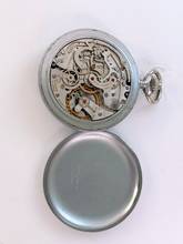 Thumbnail von This year's vintage pocket watch with chronograph steel 52mm pocket watch steel pocket watch