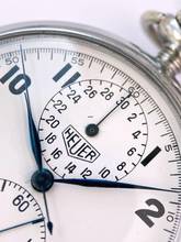 Thumbnail von This year's vintage pocket watch with chronograph steel 52mm pocket watch steel pocket watch