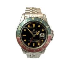 Rolex GMT-Master 1675 stainless steel approx. 1966 glossy gilt dial long E
