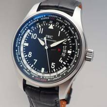 Thumbnail von IWC Fliegeruhr Worldtimer Pilot Fliegeruhr Worldtimer 326201 Stahl/Leder IWC Box