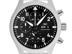 Thumbnail von IWC Fliegeruhr Chronograph Top Gun Pilot´s Watch Top Gun Keramik Ref.IW389105 2026 Full Set Ungetragen Pilot´s Watch Chronograph Top Gun Edition Lake Tahoe Keramik Faltschließe