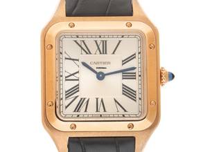 Thumbnail von Cartier Santos Dumont MM Medium Modell Ref.WGSA0022 2025 Full Set Ungetragen Santos-Dumont MM Medium Modell 18kt Roségold