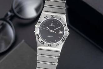  Omega Constellation Stahl / Gold Quarz Herrenuhr Ref. 396.1070 396.1080 Vintage 