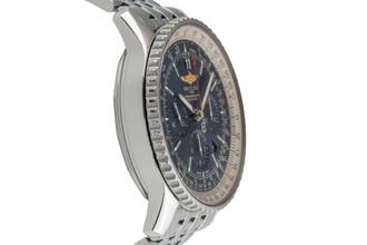Thumbnail von Breitling Navitimer 1 B01 Chronograph 46 Blue Dial Automatic Stainless Steel Ref. AB0127