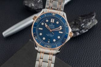 Omega Seamaster Diver 300 M Steel Gold Automatic Ref. 210.20.42.20.03.002 B&P 2022