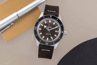 Rado HyperChrome Captain Cook Steel Automatic Men's Watch Ref. R32500315 Box