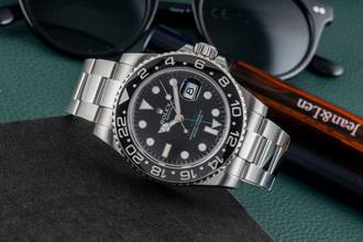 Thumbnail von Rolex GMT-Master II Oyster stainless steel automatic men's watch Ref. 116710LN M-series