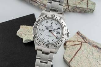 Rolex Explorer II Polar White Dial Steel Automatic Men's Watch Ref. 16570T M-Series