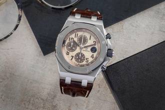 Thumbnail von Audemars Piguet Royal Oak Offshore Chronograph Steel Automatic Ref. 26470ST.OO.A801CR.01 B&P 2015