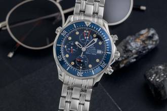 Omega Seamaster Diver 300 M Chrono Diver Automatic Steel Men's Ref. 2599.80.00 B&P