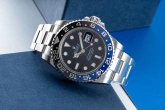 Thumbnail von Rolex GMT-Master II Batman stainless steel automatic Ref. 116710BLNR B&P 2013