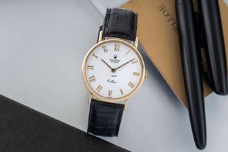 Rolex Cellini 18k (0.750) Gold White Dial Hand-Wound Men's Watch Ref. 5112 E Series