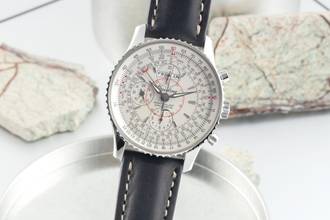 Breitling Montbrillant Datora Chronograph Steel Automatic Ref. A2133012/G518 B&P