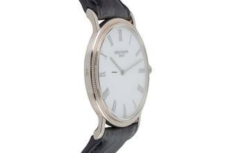 Thumbnail von Patek Philippe Calatrava 18k (0.750) white gold manual wind men's watch Ref. 3520/D