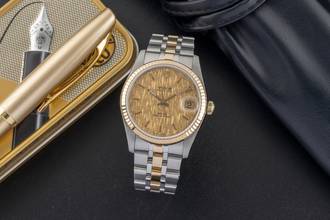 Tudor Prince Date Steel / Gold Linen Dial Automatic Ref. 74033 Paper 2009