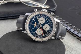 Thumbnail von Breitling Navitimer 01 Automatic Stainless Steel Chronograph Ref. AB0120 Classic