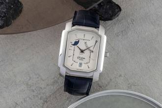 Thumbnail von Glashütte Original Senator Karrée Steel Automatic Men's Watch Ref. 39-45-04-04-04 B&P 2003