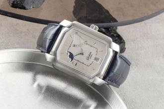 Thumbnail von Glashütte Original Senator Karrée Steel Automatic Men's Watch Ref. 39-45-04-04-04 B&P 2003