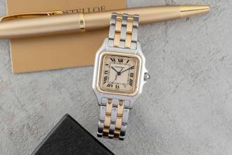 Thumbnail von Cartier Panthère Lady Stahl / Gold Datum Damenuhr Ref. 83083242 Box