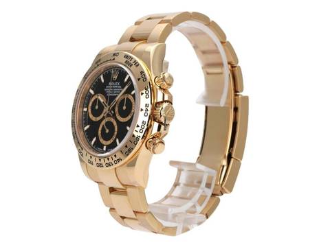  Rolex Daytona Cosmograph Daytona Gelbgold Ref. 126508 Schwarz 