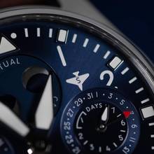 Thumbnail von IWC Große Fliegeruhr Big Pilot Perpetual Calendar Full Set Open Undated Warranty Card
