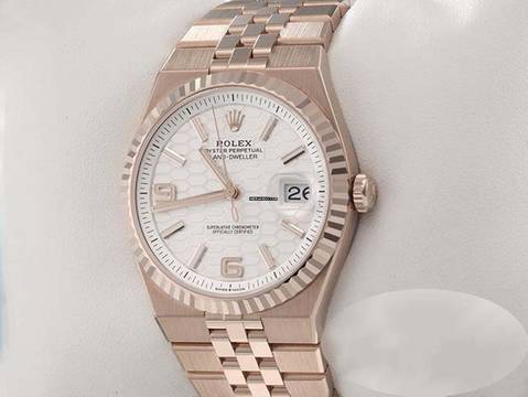  Rolex Land-Dweller 40mm 127335 2025 Rosegold 750 Automatik 18kt Rose Gold Chronometer Oyster 