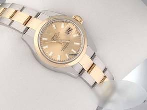 Thumbnail von Rolex Lady-Datejust 179163 Edelstahl Gelbgold 750 Automatik Stahl Stainless Steel 18kt Yellow Gold Damen Oyster-band Chronometer