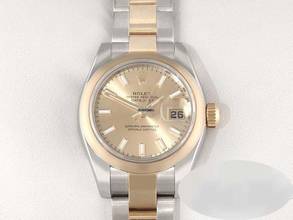 Thumbnail von Rolex Lady-Datejust 179163 Edelstahl Gelbgold 750 Automatik Stahl Stainless Steel 18kt Yellow Gold Damen Oyster-band Chronometer