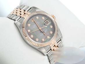 Thumbnail von Rolex Datejust 36 36mm 116231 2016 Stahl Rosegold 750 Perlmutt Diamanten Automatik Stainless Steel 18kt Rose Gold Jubilé-band Chronometer Oyster