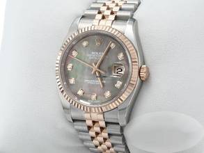Thumbnail von Rolex Datejust 36 36mm 116231 2016 Stahl Rosegold 750 Perlmutt Diamanten Automatik Stainless Steel 18kt Rose Gold Jubilé-band Chronometer Oyster