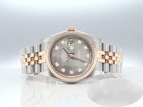 Thumbnail von Rolex Datejust 36 36mm 116231 2016 Stahl Rosegold 750 Perlmutt Diamanten Automatik Stainless Steel 18kt Rose Gold Jubilé-band Chronometer Oyster