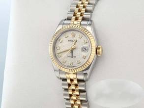 Thumbnail von Rolex Lady-Datejust 179173 2011 Stahl Gelbgold 750 Diamanten Automatik Stainless Steel 18kt Yellow Gold Jubilé-band Chronometer Oyster