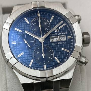  Maurice Lacroix AIKON AUTOMATIC CHRONOGRAPH NEW FULL SET 