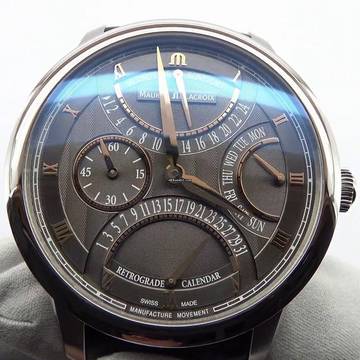 Maurice Lacroix Masterpiece Triple Retrograde 43mm NEW FULL SET