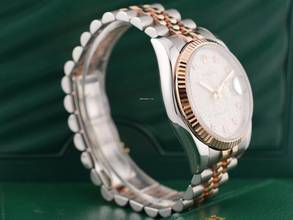 Thumbnail von Rolex Datejust 116231 Steel & Rose Gold With Jubilee Diamonds Dial - Full Set 36mm 2010