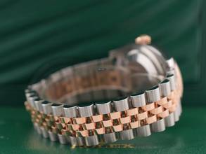Thumbnail von Rolex Datejust 116231 Steel & Rose Gold With Jubilee Diamonds Dial - Full Set 36mm 2010