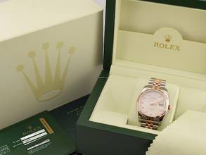 Thumbnail von Rolex Datejust 116231 Steel & Rose Gold With Jubilee Diamonds Dial - Full Set 36mm 2010