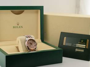 Thumbnail von Rolex Datejust Stainless Steel - Rose Gold Jubilee Diamond Dial