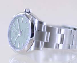 Thumbnail von Rolex Oyster Perpetual Pistachio 31mm Oysterband 277200 New B+P