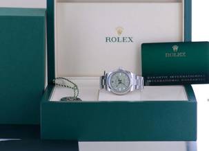  Rolex Oyster Perpetual Pistachio 31mm Oysterband 277200 New B+P 