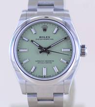 Thumbnail von Rolex Oyster Perpetual Pistachio 31mm Oysterband 277200 New B+P