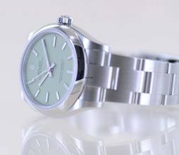 Thumbnail von Rolex Oyster Perpetual Pistachio 31mm Oysterband 277200 New B+P