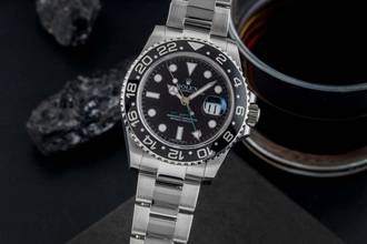  Rolex GMT-Master II Oyster Edelstahl Automatik Herrenuhr Ref. 116710LN B&P 2009 